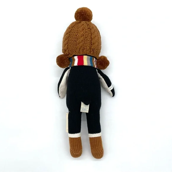 VGUC cuddle + kind Everest The Penguin 13" Hand-Knit Doll, Stuffed Animal - Picture 10 of 16